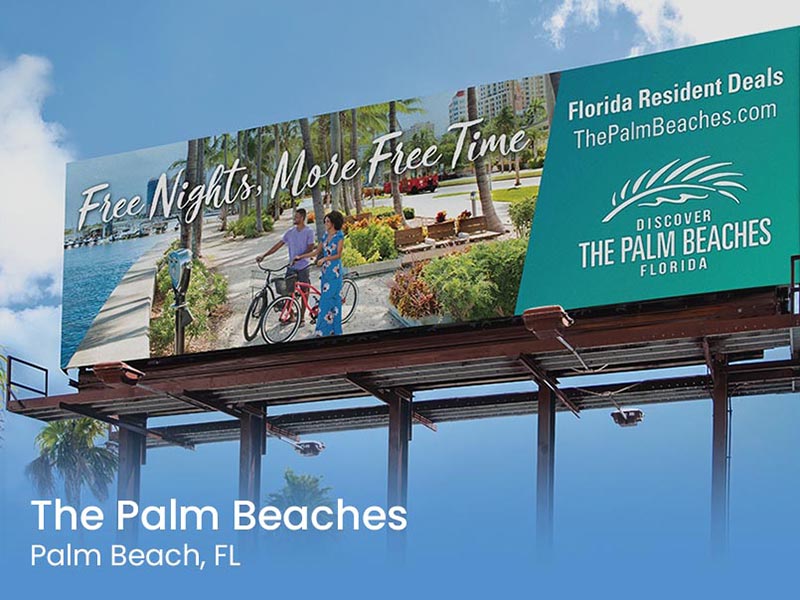 The Palm Beaches, Palm Beach, FL billboard.