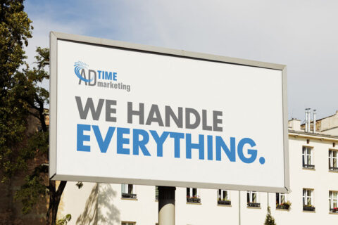AdTime We Handle banner